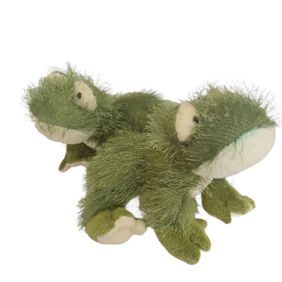 Ganz Webkinz Lil’ Kinz‎ Frog 9” Plush Stuffed Animal  Toy Set Of Twins (2) READ - Picture 3 of 13